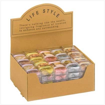 Life style Incense Display comes with display case and 50