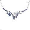 TANZANITE AND DIAMOND NECKLACE