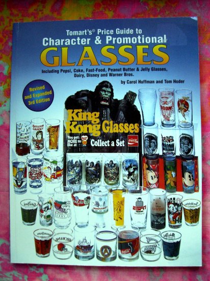 SOLD! Tomart's Price Guide BOOK to Character & Promotional Glasses Pepsi, Coke, Fast-Food & Milk