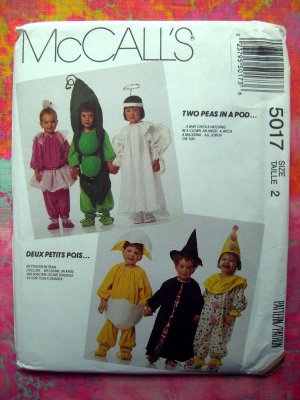 McCalls 7849 Toddler Skunk, Cow, Pig, Lion, Unicorn Turtle Costume