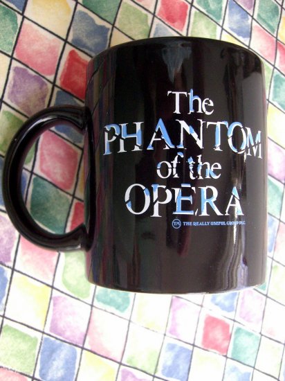 SOLD! Vintage 1986 Phantom Of The OPERA Coffee Mug Mask