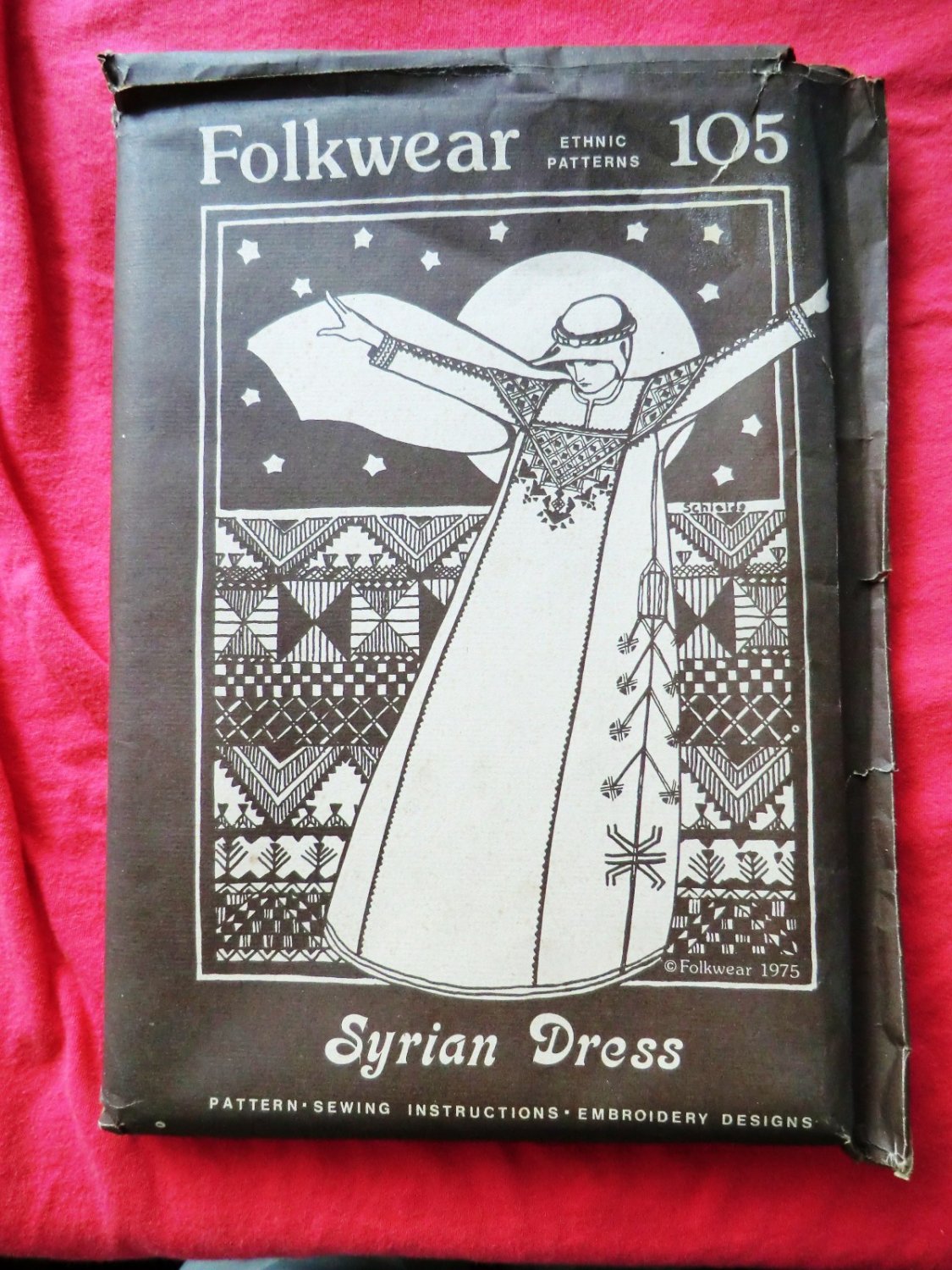 Syrian Dress Pattern # 105 from Folkwear UNCUT