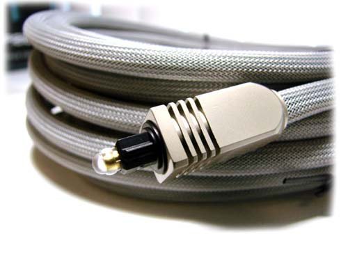 TOSLink Net-Jacket Premium Optical Audio Cable, 8mm, 6 ft. - $8.89