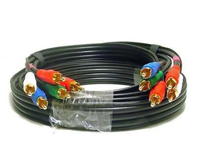5-Component Audio/Video Cable, Gold Plated RCA Connectors, 12 feet, $10.90