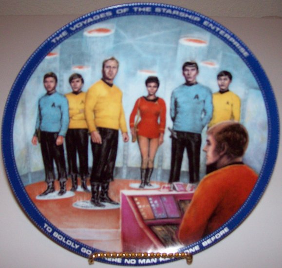 Star Trek "Beam Us Down Scotty" 1983 Hamilton Collection Plate