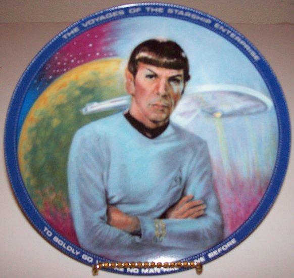 Star Trek "Mr. Spock" 1983 Hamilton Collection Plate