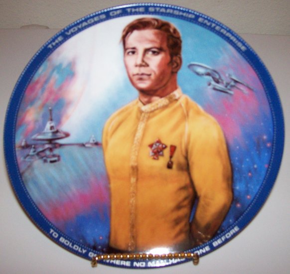 Star Trek "Captain Kirk" 1983 Hamilton Collection Plate