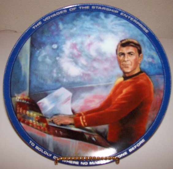 Star Trek "Scotty" 1983 Hamilton Collection Plate