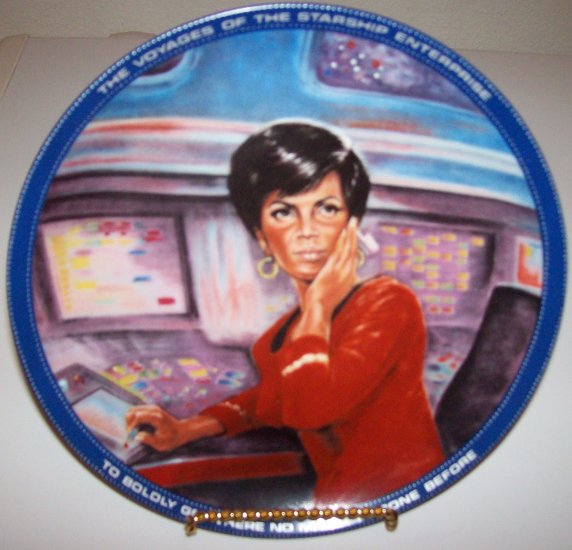 Star Trek "Uhura" 1983 Hamilton Collection Plate