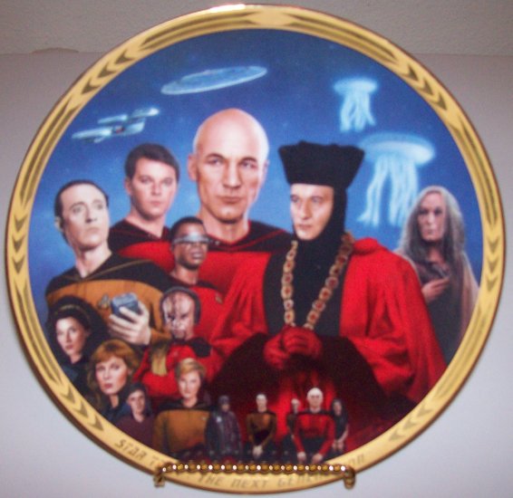 Set of 2 Star Trek Next Generation "Episodes" 1994 Hamilton Collection Plates