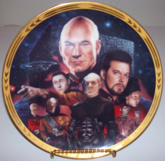 Set of 2 Star Trek Next Generation "Episodes" 1994 Hamilton Collection Plates