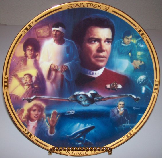 Set of 3 Star Trek "The Movies" 1995 Hamilton Collection Plates