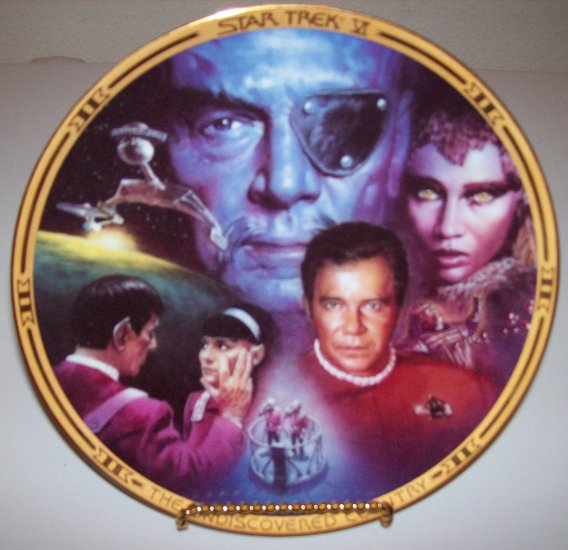 Set of 2 Star Trek "The Movies" 1994 Hamilton Collection Plates