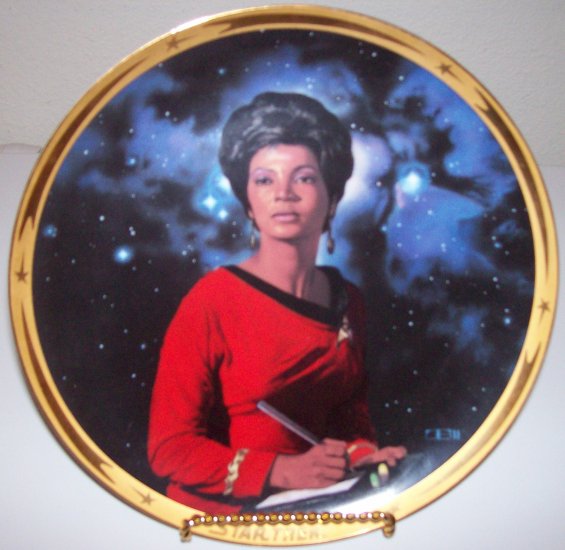 Star Trek "25th Anniversary Commemorative Collection-Uhura" 1991 Hamilton Collection Plate
