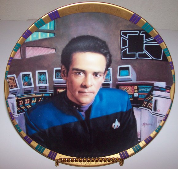 Star Trek Deep Space Nine "Dr. Julian Bashir" 1994 Hamilton Collection Plate