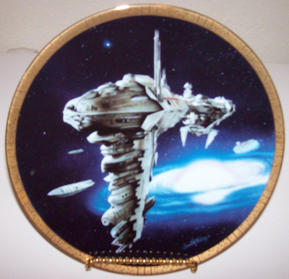 Star Wars Space Vehicles "Medical Frigate" Hamilton Collection Plate