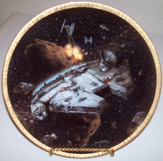 Star Wars Space Vehicles "Millennium Falcon" 1994 Hamilton Collection Plate