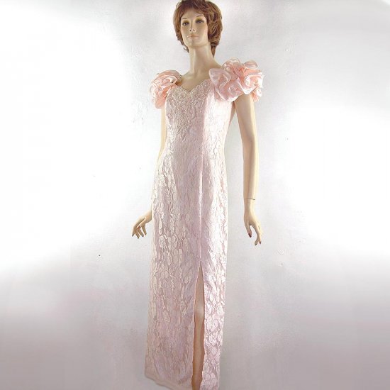 New Pink Prom Dress by BETSY & ADAM Ruffles & Lace! 10