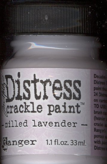 Ranger Distrss Crackle Paint---Milled Lavender