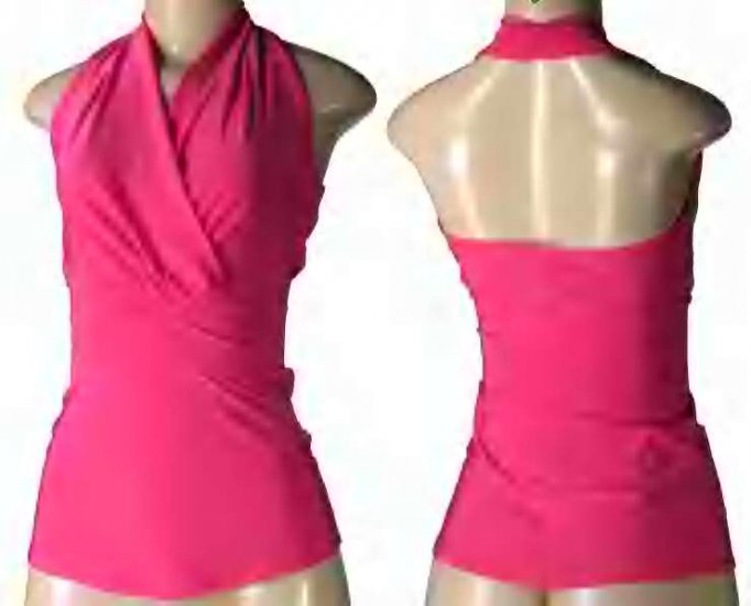 Famosa - Halter Fold Over Top
