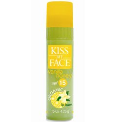 Kiss My Face Organic Lip Balms Vanilla Honey
