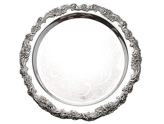 Reed & Barton Round Tray