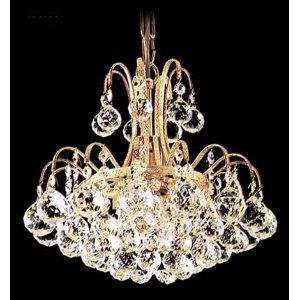 Crystal Jacqueline Three Light Mini Chandelier by James Moder Lighting
