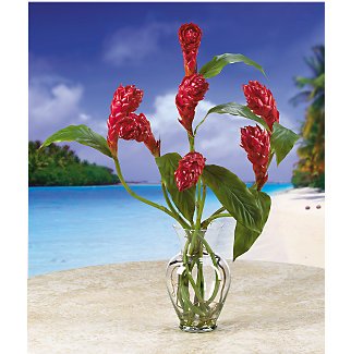 Ginger Torch Liquid Illusion Silk Arrangement