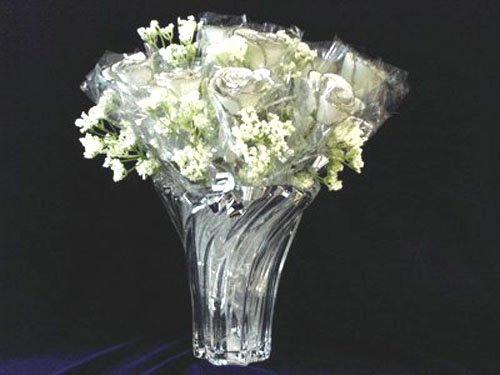 Twenty 11" All Platinum Roses