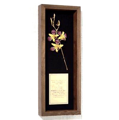 The 3 Bud Orchid Wedding Invitation Remembrance Box