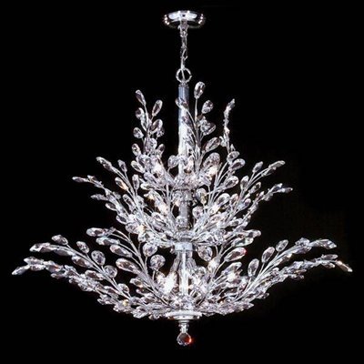 Crystal Florale Eighteen Light Chandelier