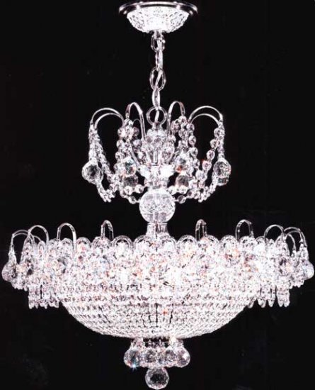 Crystal Vanessa Nine Light Chandelier