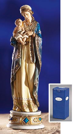 Madonna and Child Musical Figurine