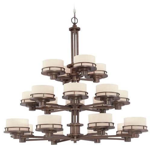 BEACON - TWENTY LIGHT THREE-TIER CHANDELIER BY DOLAN LIGHTING