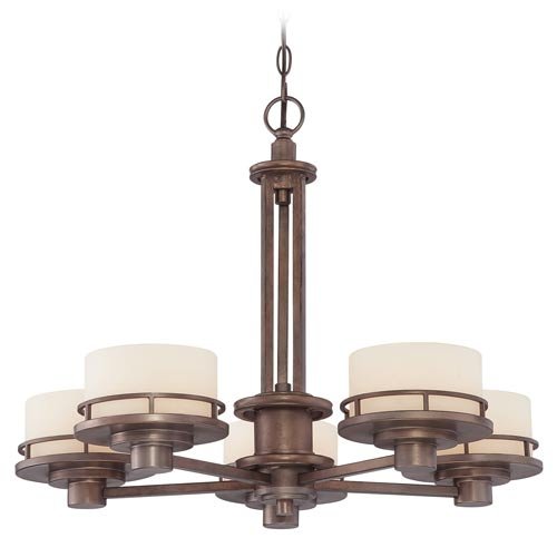 Dolan Designs Beacon Five Light Chandelier in Classic Bronze
