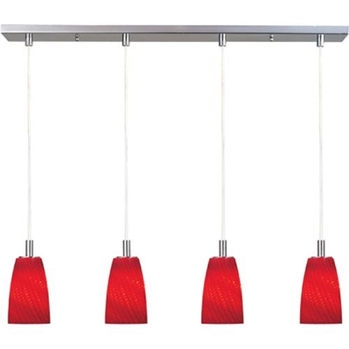 Carte 4-Light Pendant Satin Nickel