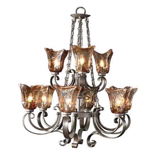 Uttermost Vetraio Nine-Light Chandelier