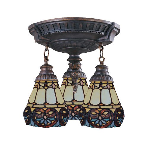 AW-21 - MIX-N-MATCH 3 LIGHT SEMI-FLUSH