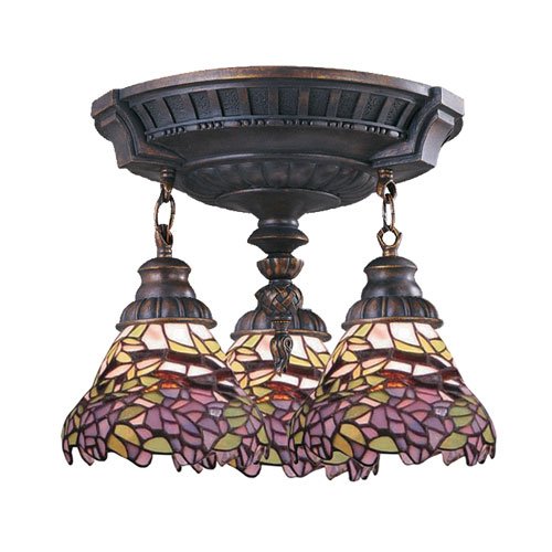 AW-28 - MIX-N-MATCH 3 LIGHT SEMI-FLUSH