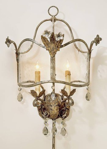 Currey and Company 2 Light Zara Wall Sconce
