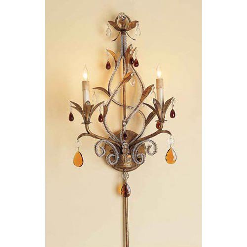 Currey and Company 2 Light Isabella Wall Sconce