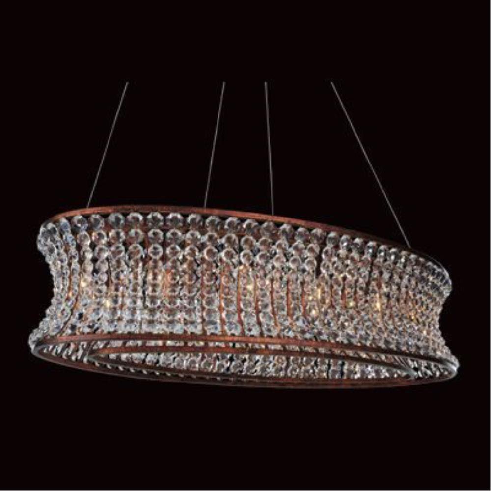 Allegri Lighting - 11733 - Corsette - Twelve Light Oval Pendant