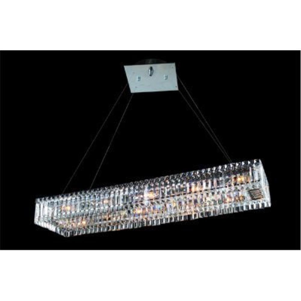 Allegri Lighting - 11709 - Quantum Baguette - Twelve Light Rectangle Pendant