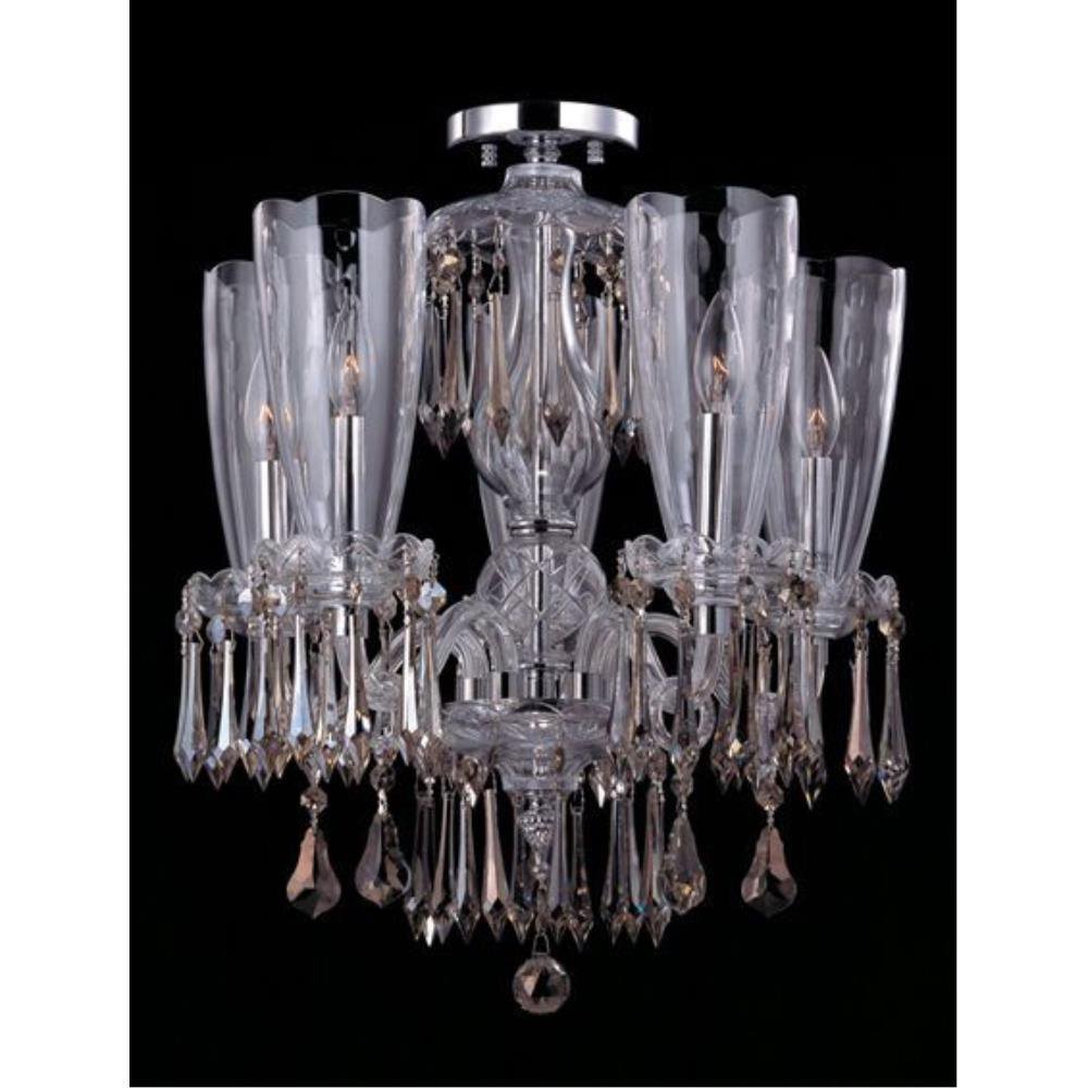Allegri Lighting - 10100 - Caldara - Five Light Semi-Flush Mount