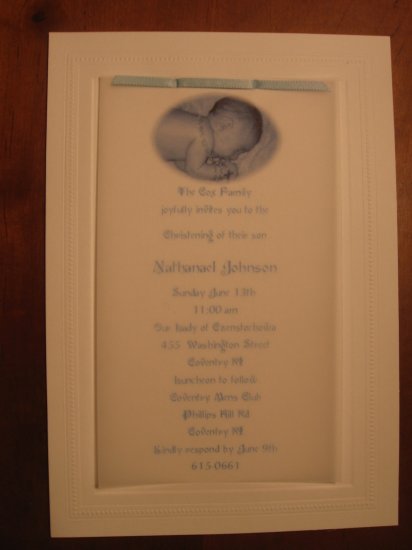 Christening & First Communion Invitations