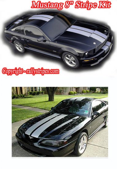 Mustang 8" Racing Rally Stripes