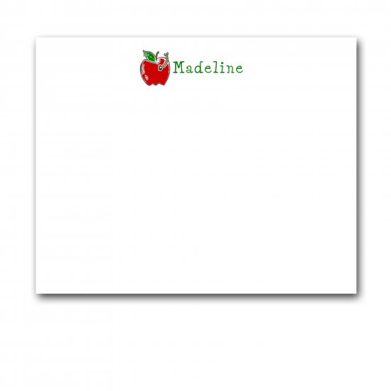 Personalized Kids Stationery - Flat Note Cards