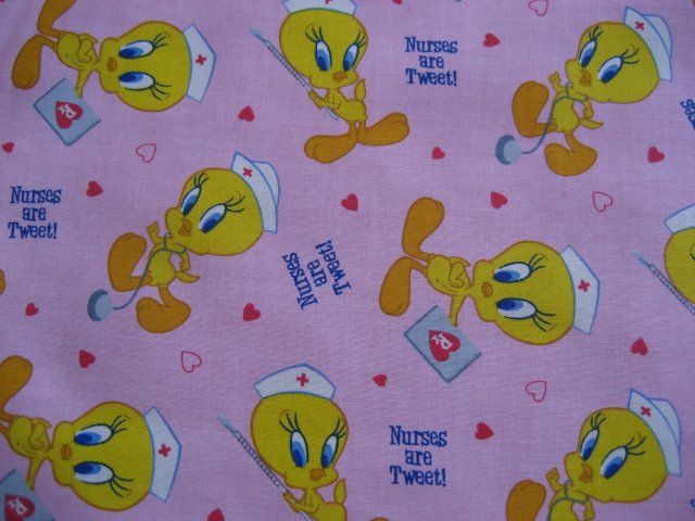 Tweety Bird Nurses are Tweet Scrub Top Custom Made