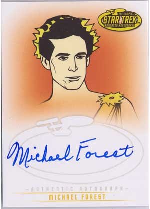 Star Trek Art & Images A29 Michael Forest - Apollo auto card