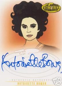 Star Trek Art & Images A33 Antoinette Bower - Sylvia auto card